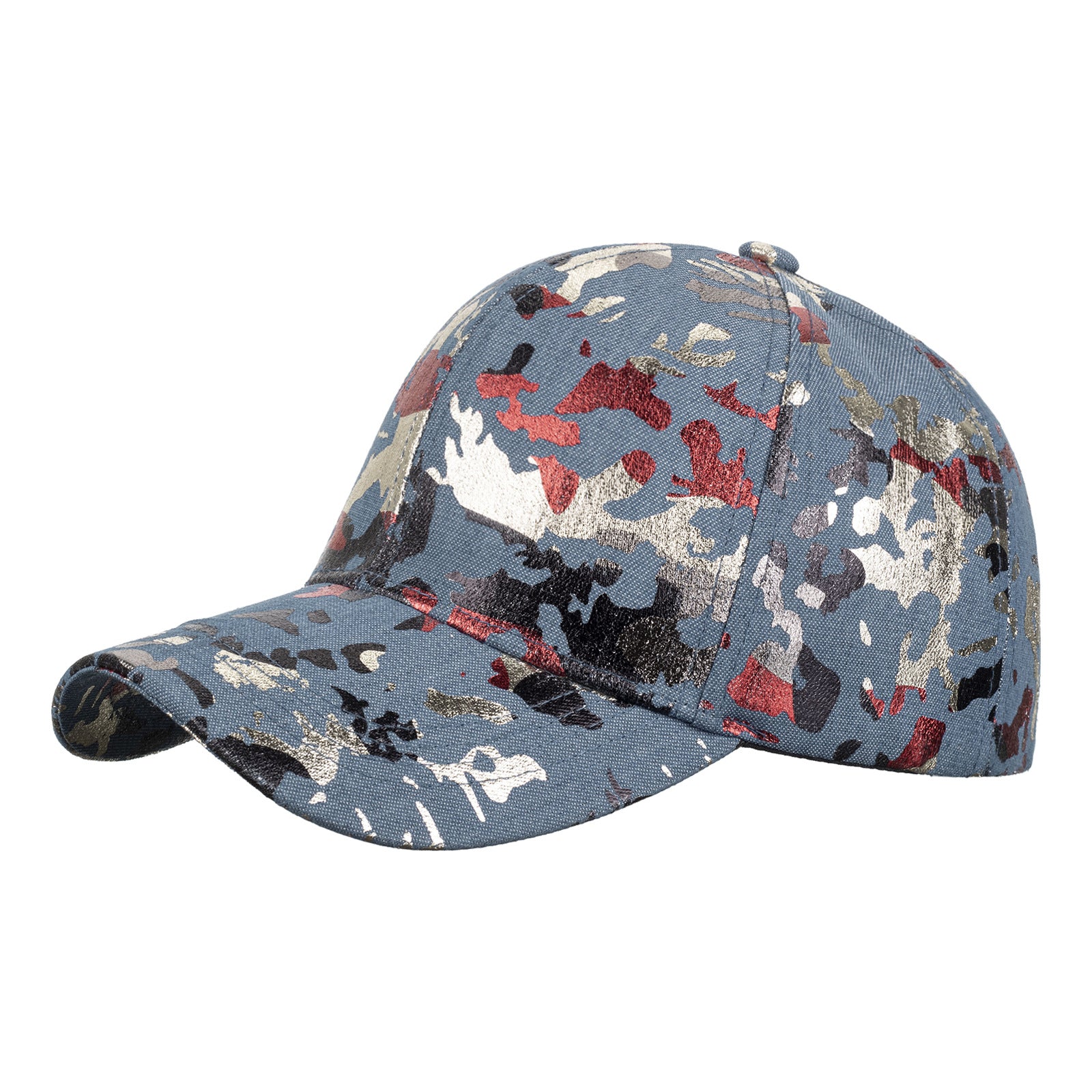 Wholesale Reflective graffiti camouflage baseball cap